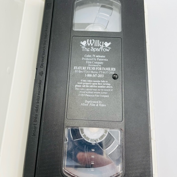 Willy The Sparrow VHS Fully Animated Feature Films For Families 1993 - Picture 7 of 7